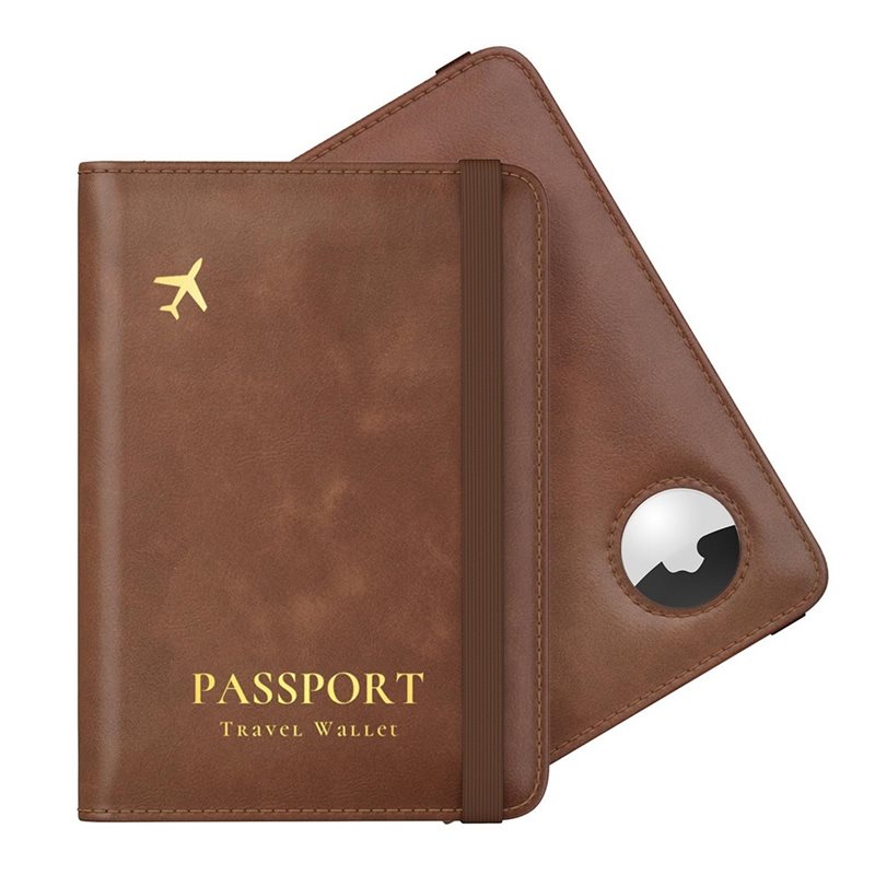 Passport Wallet Rfid - Airtag용 RFID 차단 기능이 있는 ABRT-여권