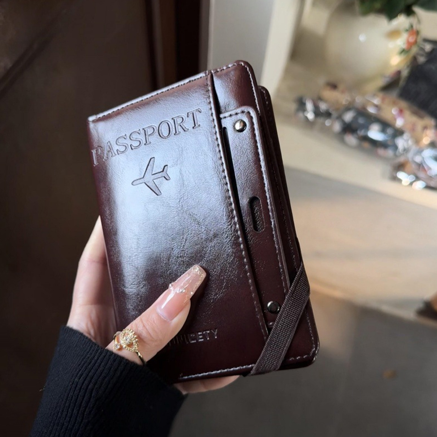 Passport Wallet Rfid - 여권지갑, 도난방지, 자기장차단, 다기능 문서 및