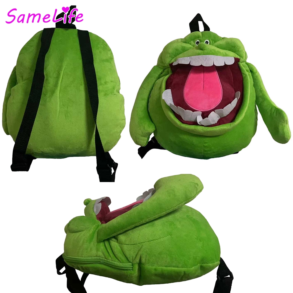 Men'S Accessories Backpack - 그린 고스트 슬리머 백팩 코스프레 판타지