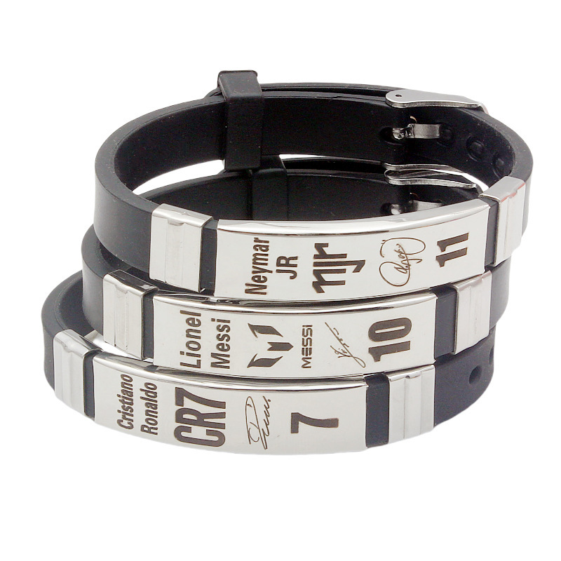 Men'S Accessories Jewelry Bracelet - 라이오넬 메시 크리스티아누 호날두 네이마르 축구