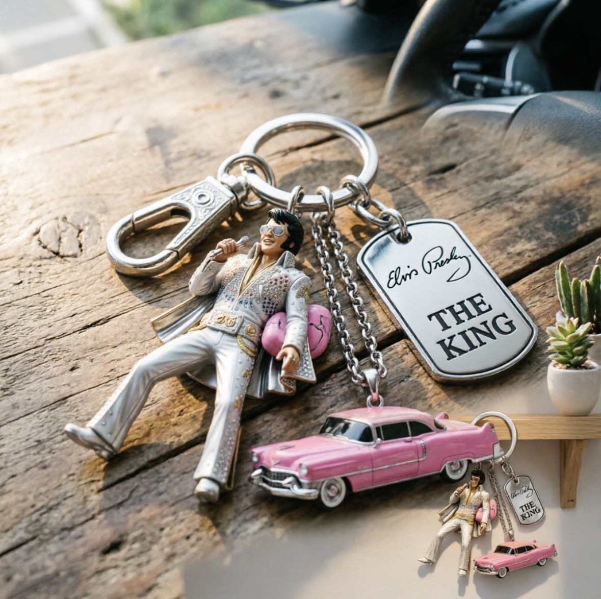 Men Keychain Accessories - 마이클 잭슨 열쇠고리, 클래식 댄스 킹
