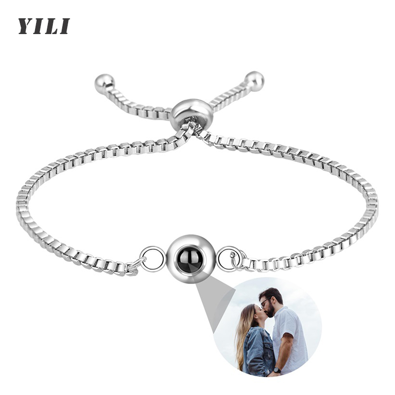 Men'S Accessories Jewelry Bracelet - 사용자 정의 사진 팔찌 개인화 된
