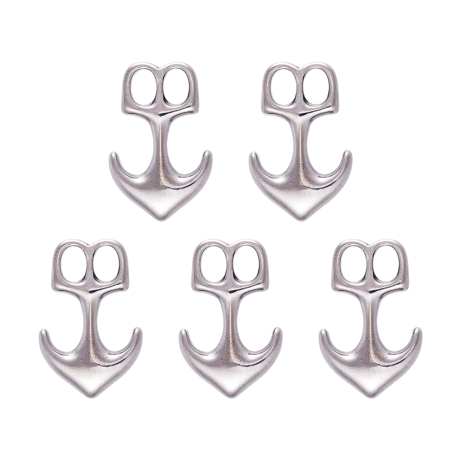 Men'S Accessories Jewelry Bracelet - 5pcs 앵커 후크 걸쇠 여성용 304