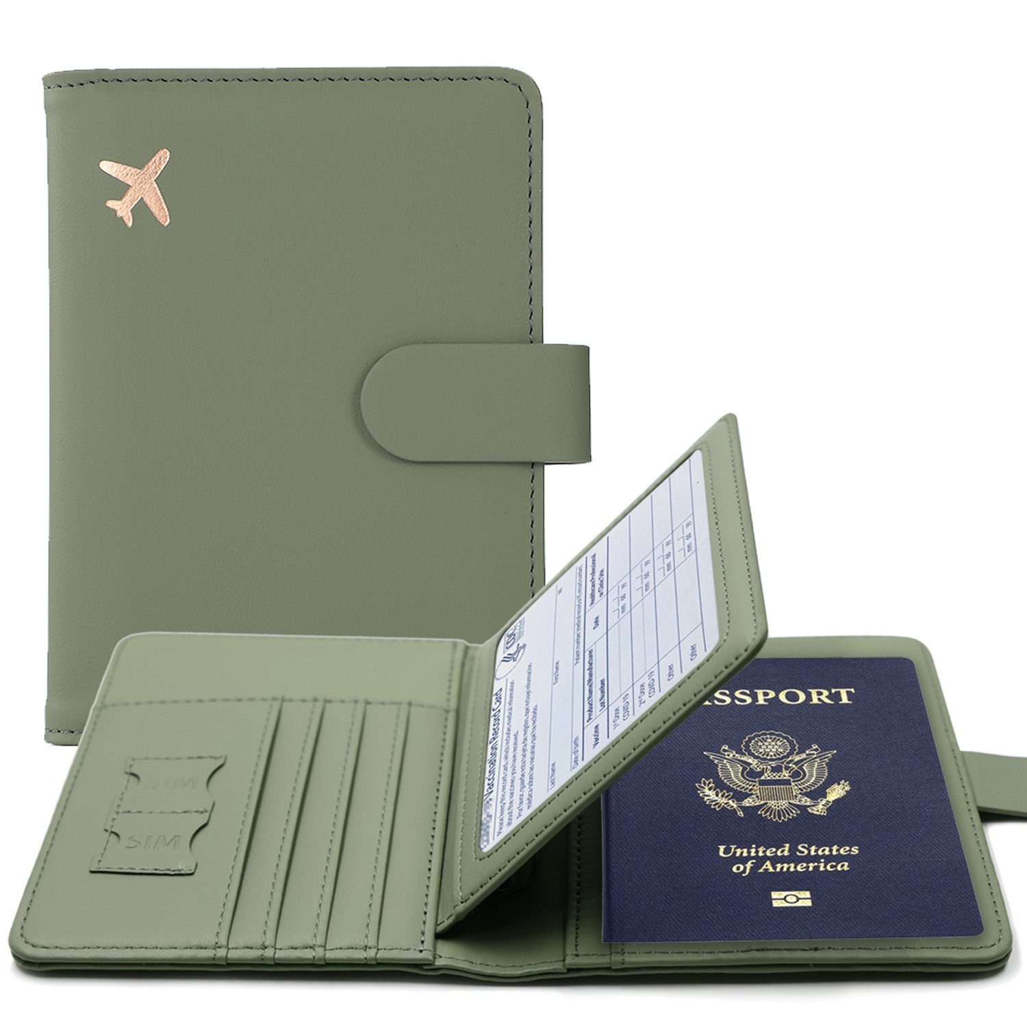 Passport Wallet Rfid - RFID 여권 커버 케이스 여권 홀더