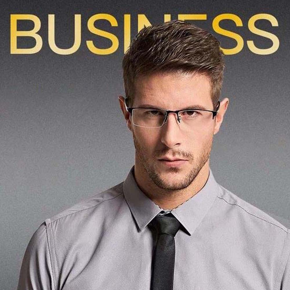 Men'S Accessories Office - 사무실 투명 안티 블루레이 안경 합금