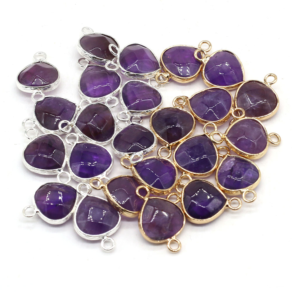 Men'S Accessories Jewelry Bracelet - 2pcs 천연 돌 커넥터 DIY 여성을위한