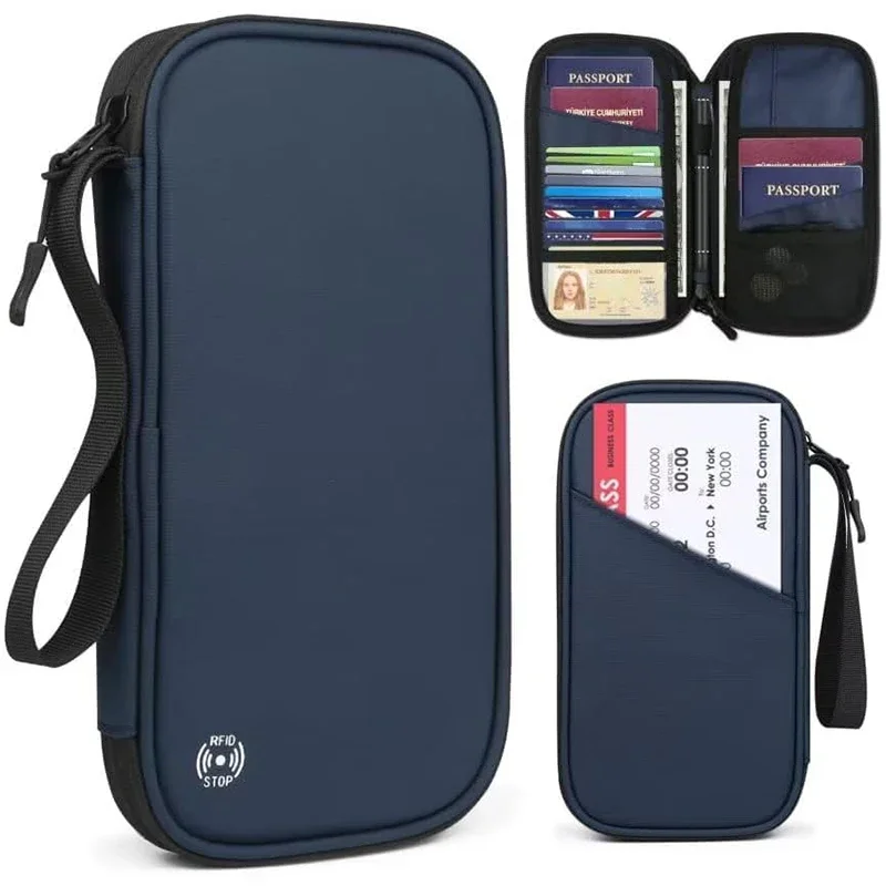 Passport Wallet Rfid - 경량 가족 여행 여권 커버 지갑