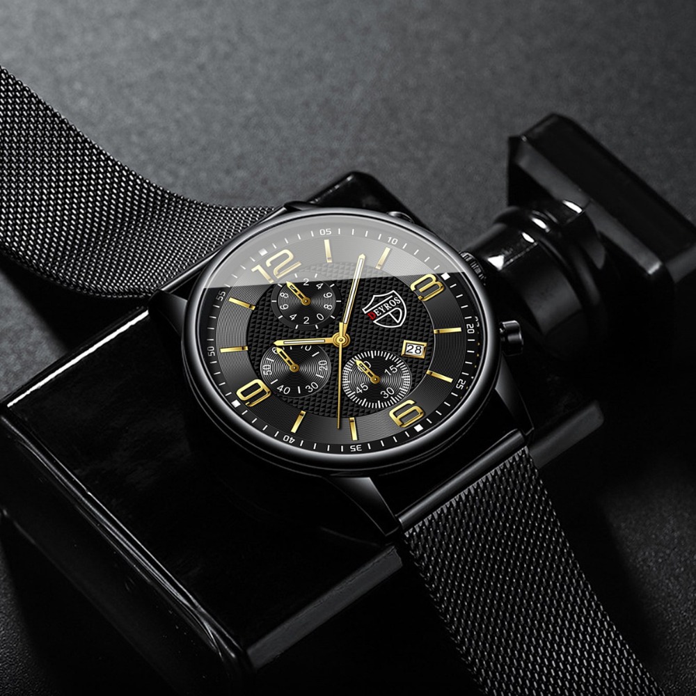 남성용 우아한 쿼츠 시계 & 팔찌 세트 4개입 |    - Men Accessories Elegant 리뷰 및 가격