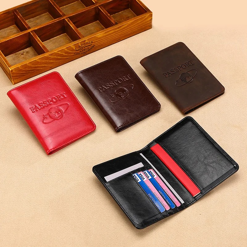 유니섹스 정품 가죽 여권 커버 RFID 차단 남자 여권 - Passport Wallet Rfid 리뷰 및 가격