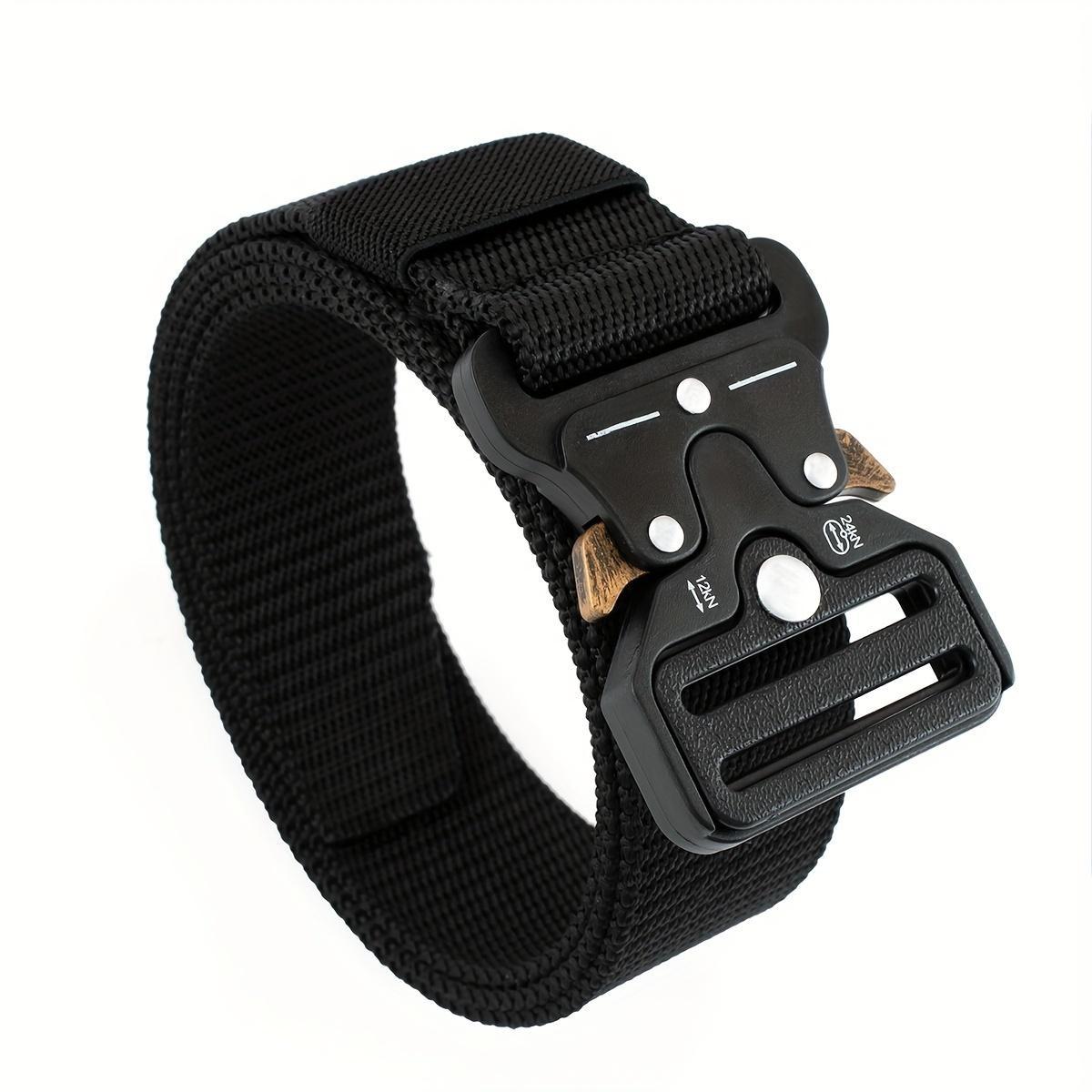 금속 버클이 있는 120cm 전술용 나일론 벨트, 남성 - Men'S Accessories Essentials 리뷰 및 가격