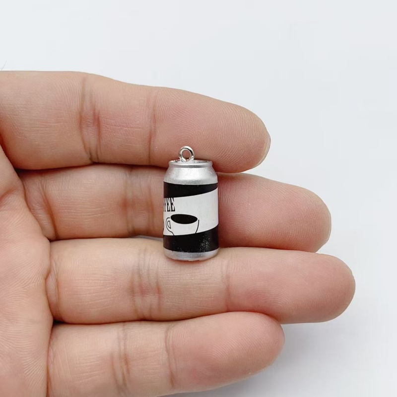 10개 미니 시뮬레이션 음료 캔 레진 참 장식품 다채로 - Men Keychain Accessories 리뷰 및 가격