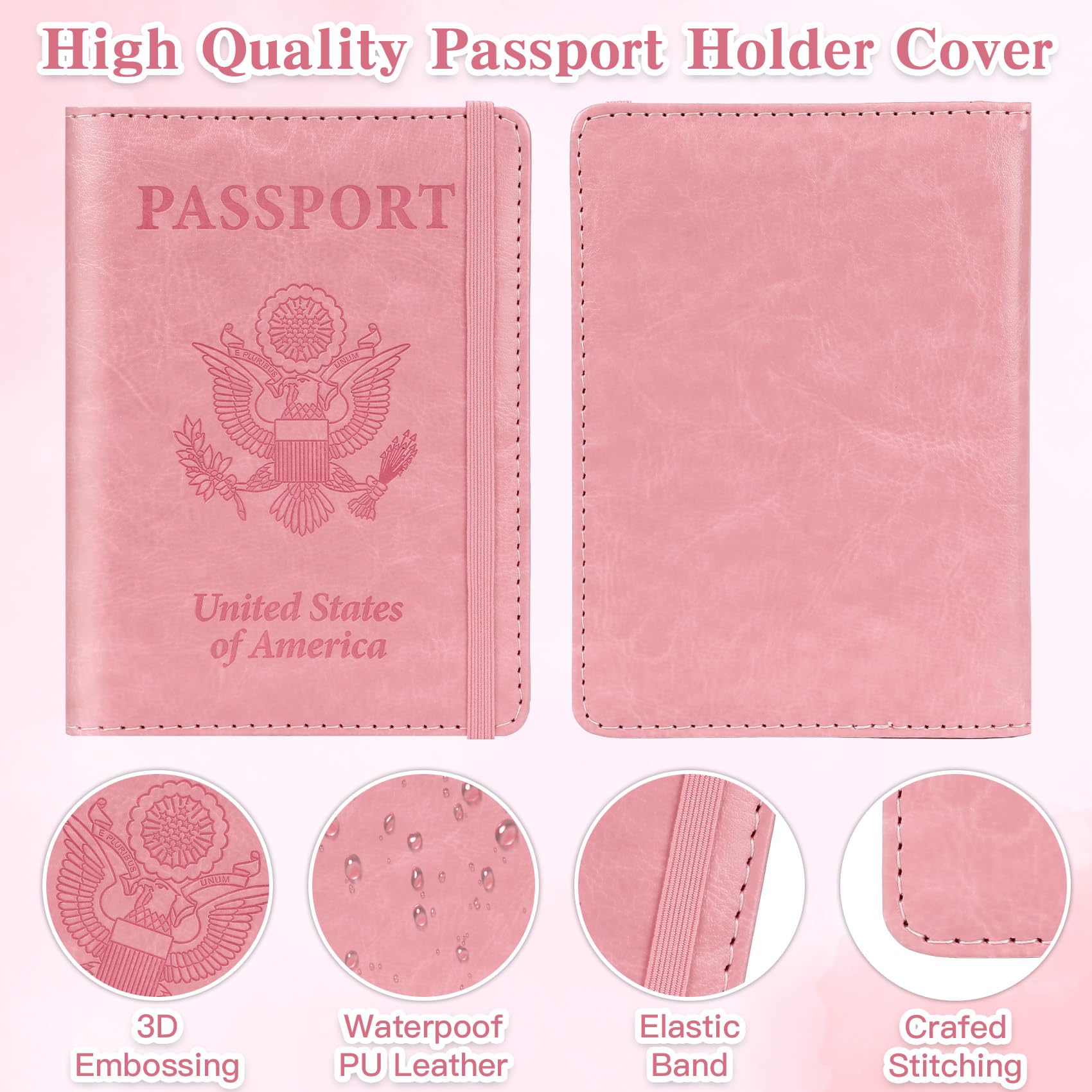 여행용 여권 케이스, RFID 차단 여권 커버 케이스, - Passport Wallet Rfid 리뷰 및 가격