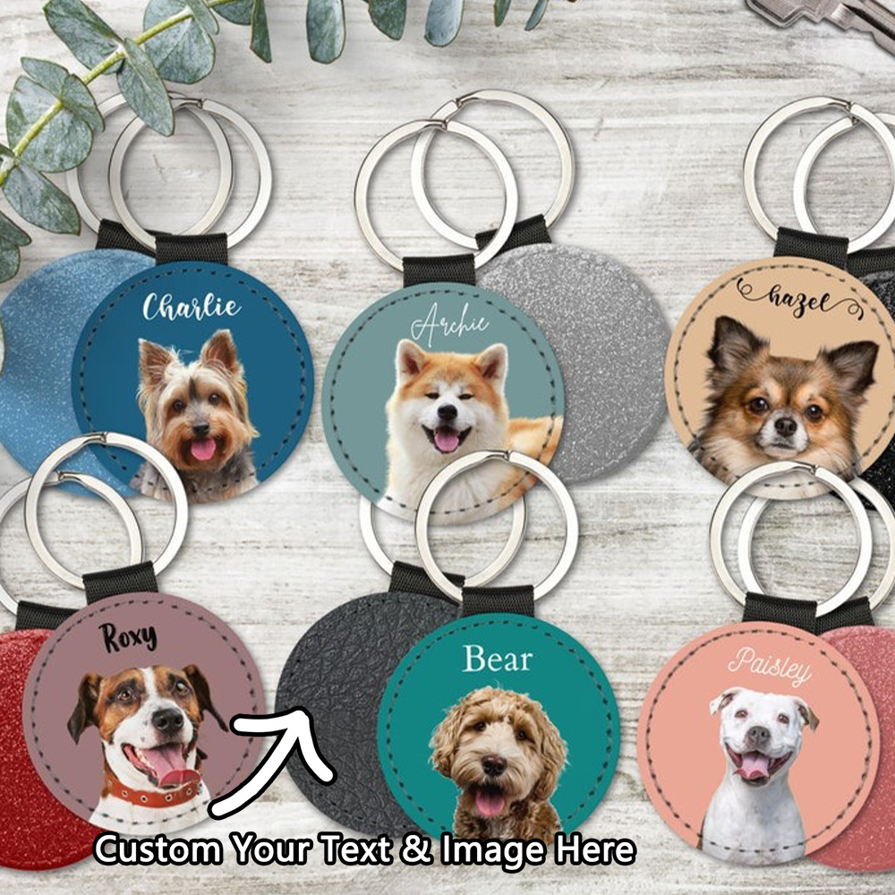 맞춤 애완 동물 사진 키체인, 개인 맞춤 강아지 고양이 - Men Keychain Accessories 리뷰 및 가격