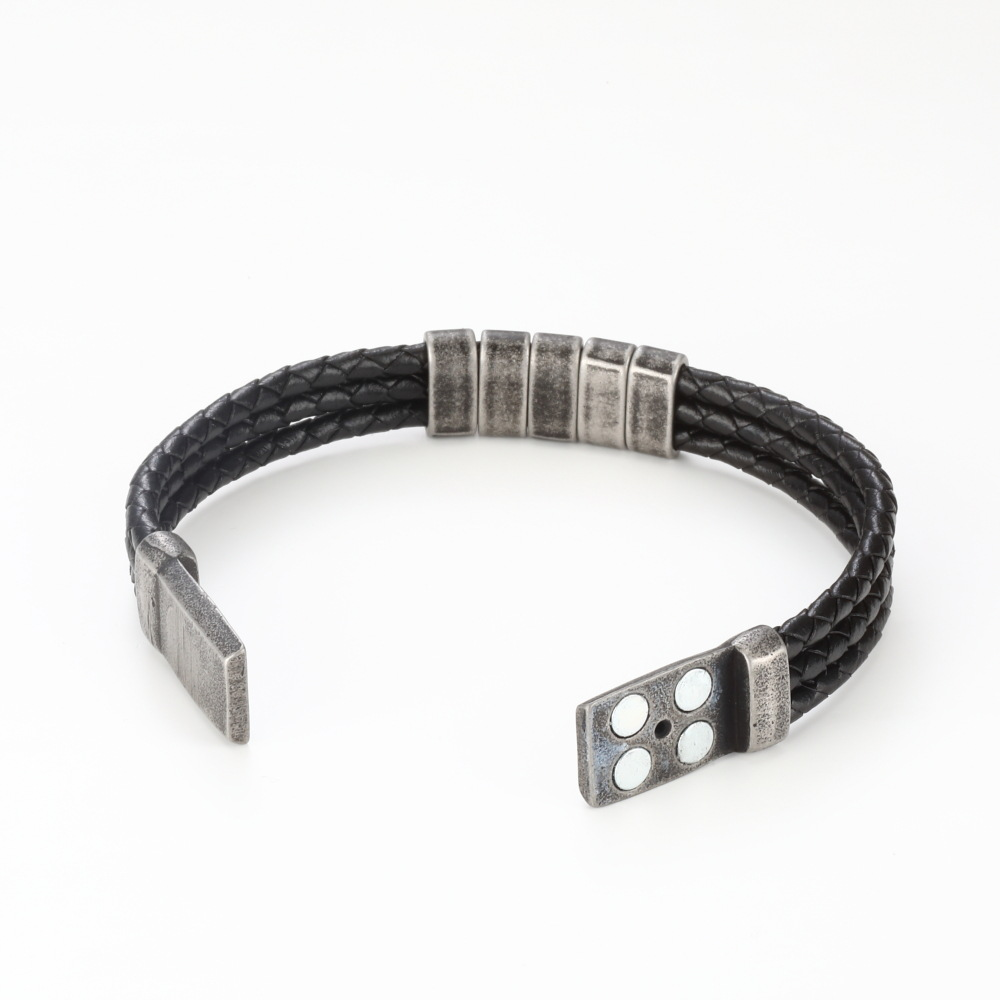 사용자 정의 망 가죽 팔찌 맞춤형 가족 이름 비즈 레트 - Men'S Accessories Jewelry Bracelet 리뷰 및 가격