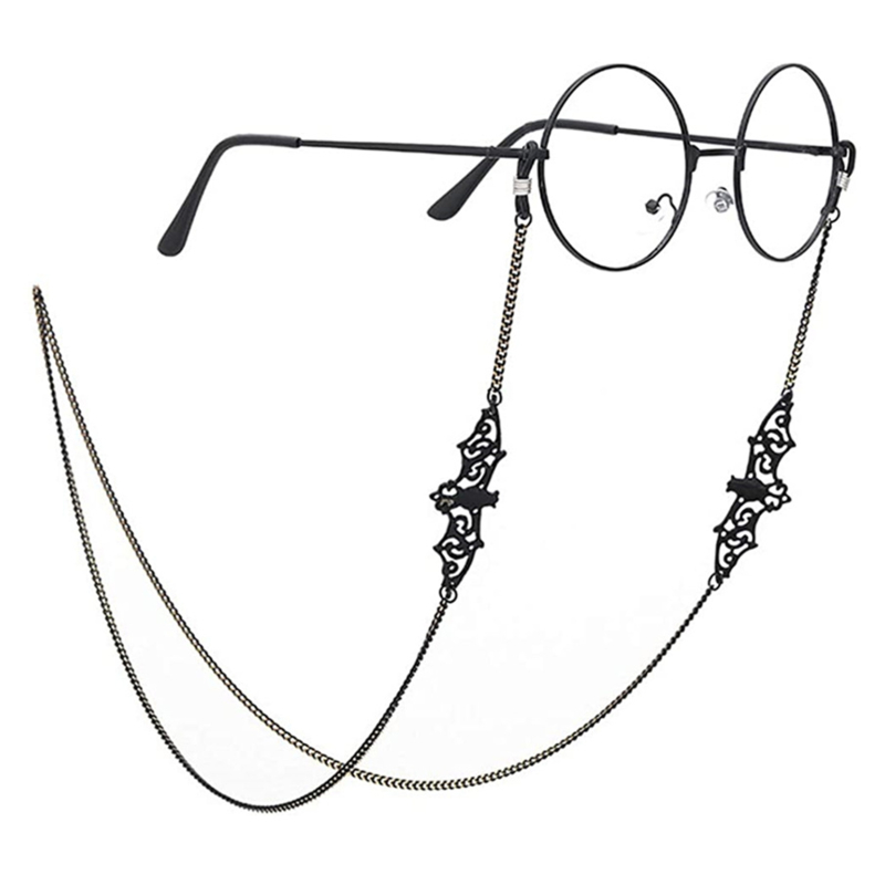 1-10PCS 고딕 박쥐 안경 체인 선글라스 장식 안경 - Men Accessories Neck Chain 리뷰 및 가격