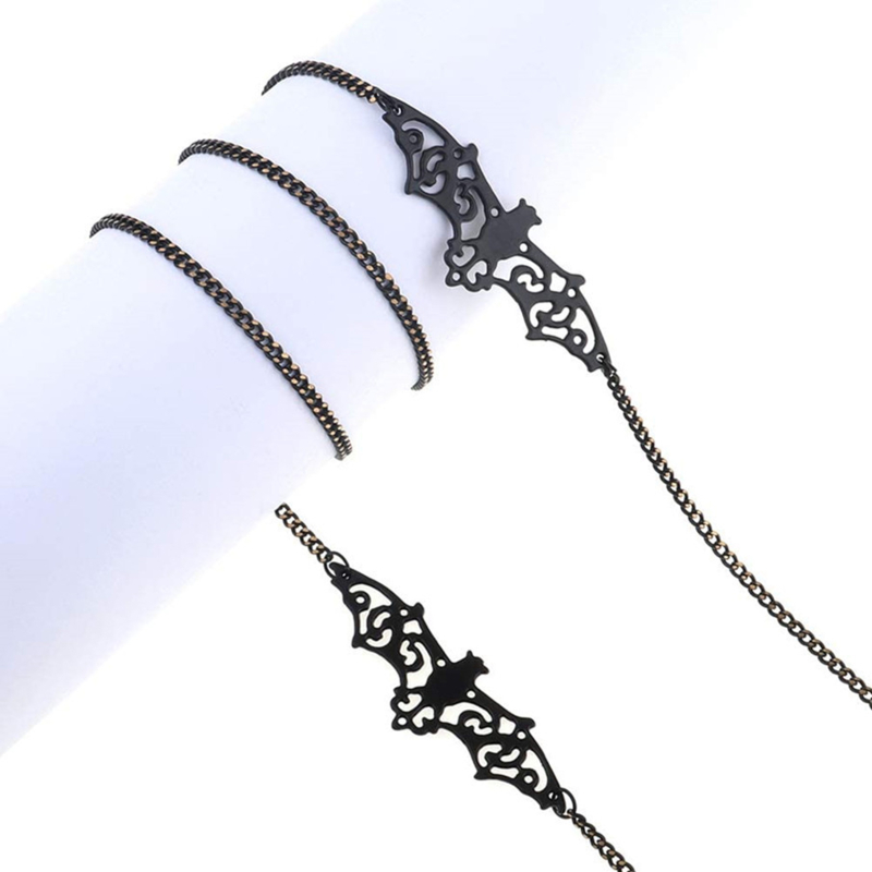 1-10PCS 고딕 박쥐 안경 체인 선글라스 장식 안경 - Men Accessories Neck Chain 리뷰 및 가격