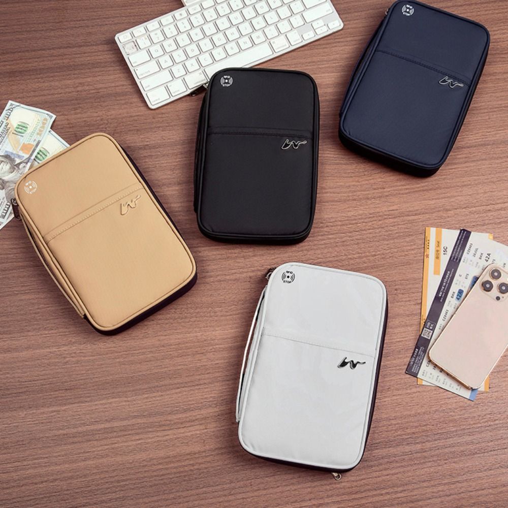 휴대용 폴리에스테르 카드 케이스, 대용량 지퍼 RFID - Passport Wallet Rfid 리뷰 및 가격