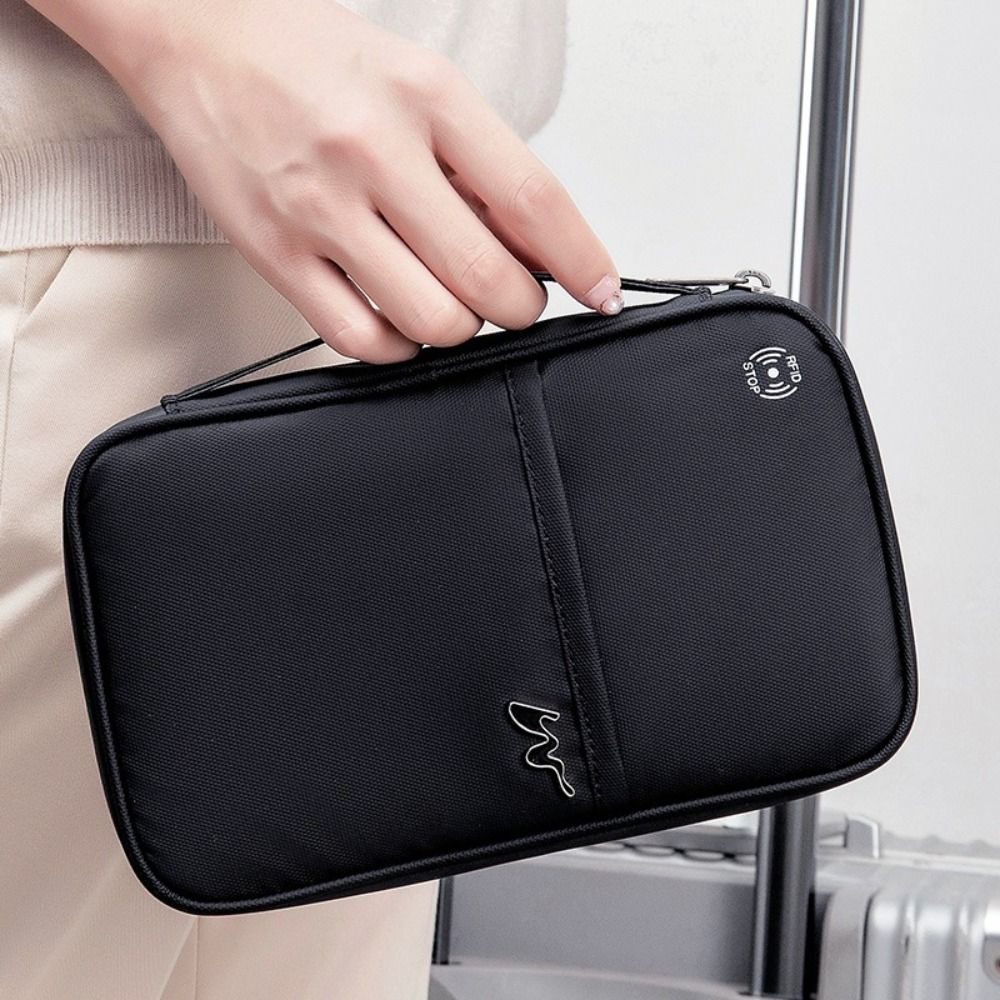 휴대용 폴리에스테르 카드 케이스, 대용량 지퍼 RFID - Passport Wallet Rfid 리뷰 및 가격