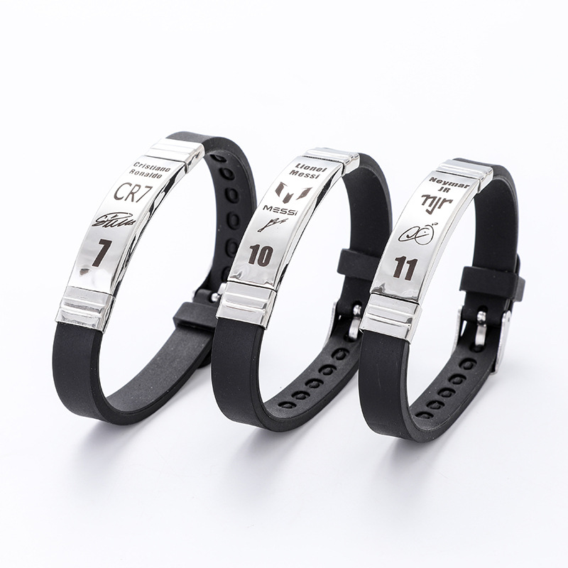 라이오넬 메시 크리스티아누 호날두 네이마르 축구 스타  - Men'S Accessories Jewelry Bracelet 리뷰 및 가격