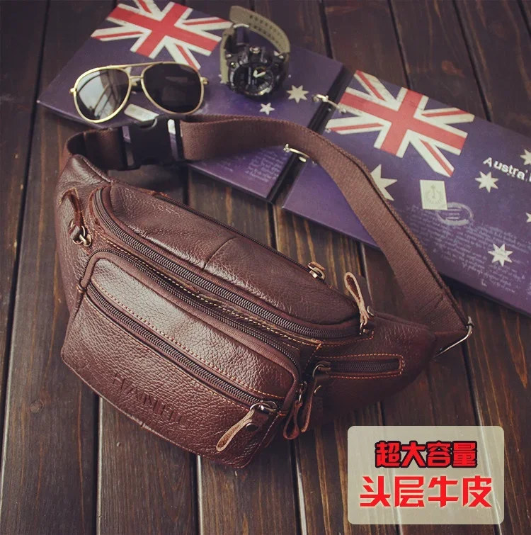 정품 쇠가죽 채찍으로 치다 가죽 허리 가방 남자 재미  - Men Accessories Pack 리뷰 및 가격