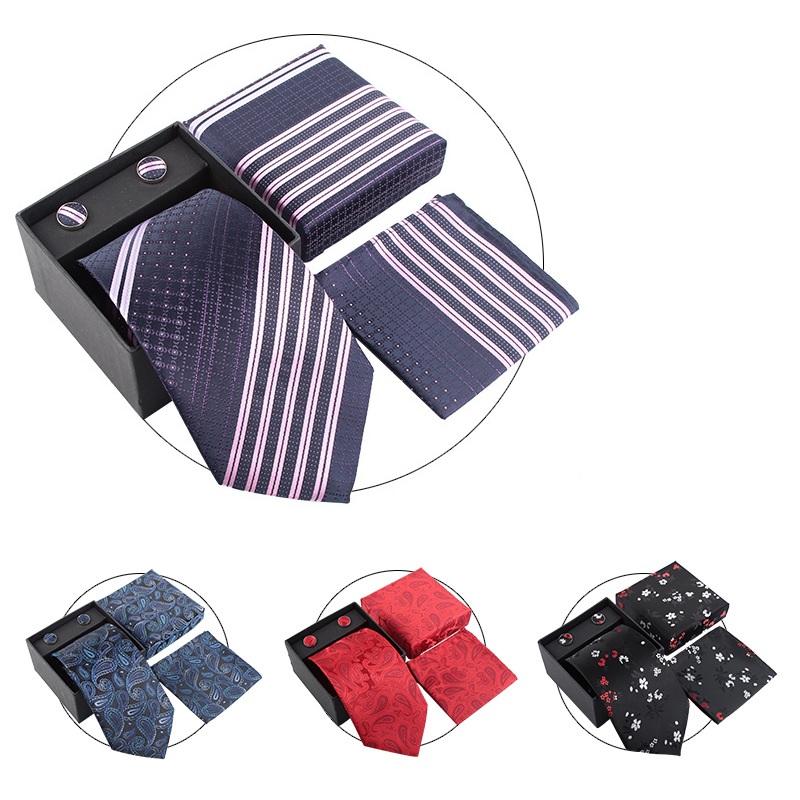 남성 넥타이 세트 웨딩 타이 클립 선물 상자 남성 넥타 - Neck Tie Set Box 리뷰 및 가격
