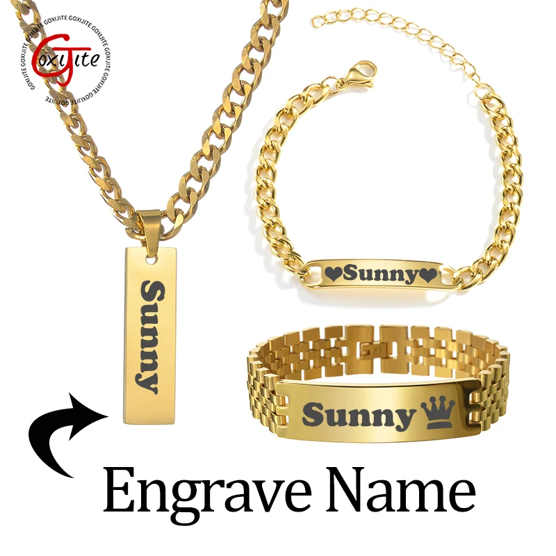 고시자이트 맞춤 각인 이름 목걸이 쿠바 체인 세트 스테 - Men'S Accessories Jewelry Bracelet 리뷰 및 가격