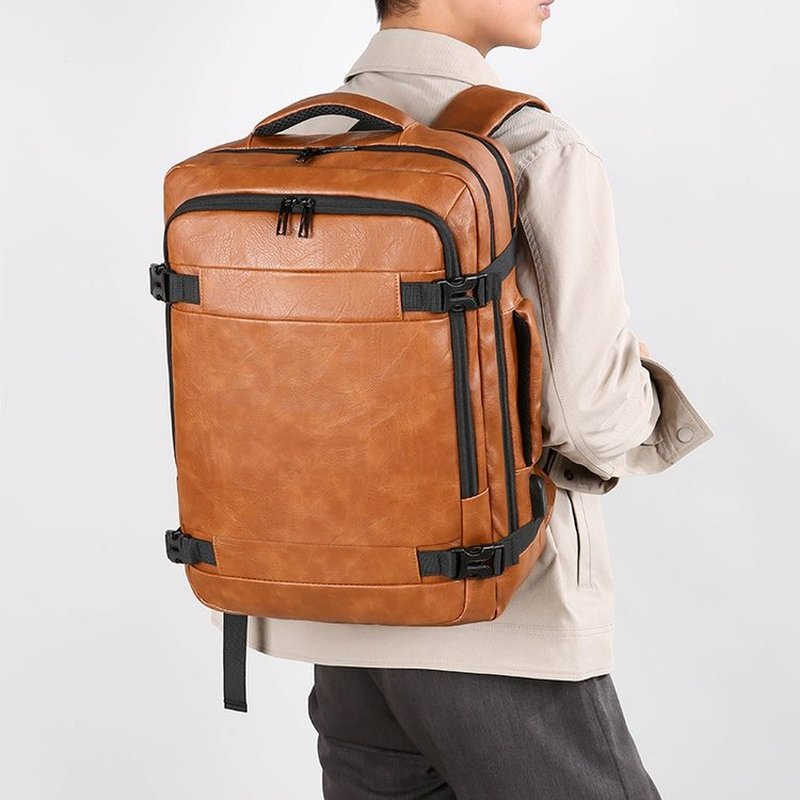 2027 새로운 남성 배낭 PU 가죽 가방 대형 노트북 - Men'S Accessories Backpack 리뷰 및 가격