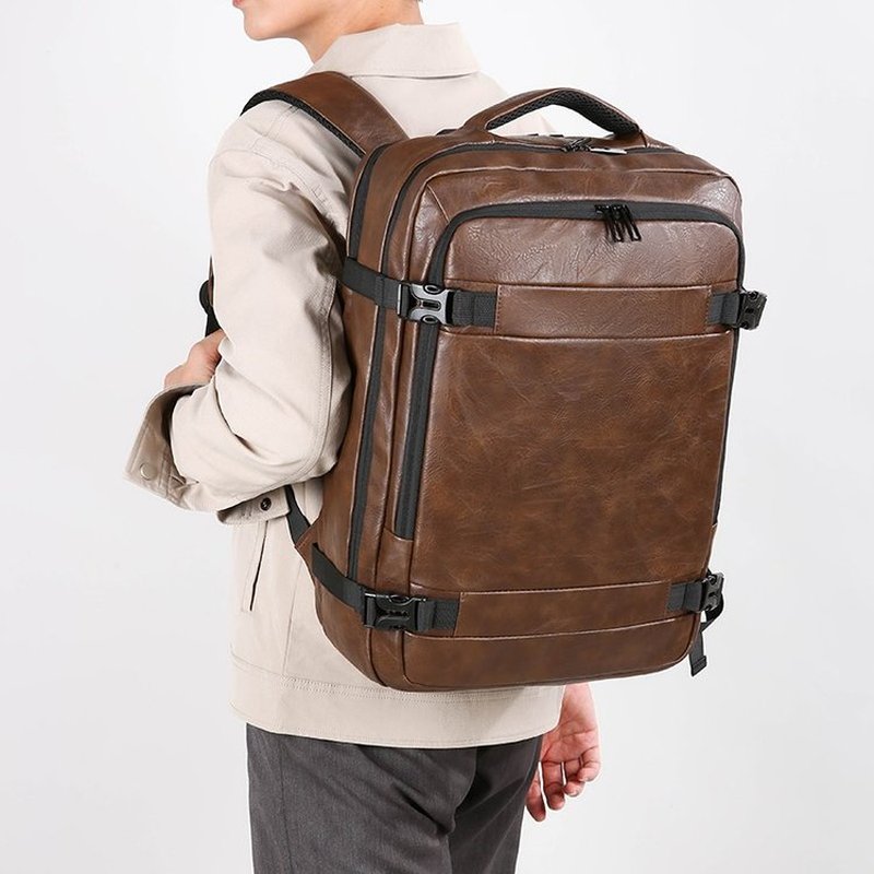 2027 새로운 남성 배낭 PU 가죽 가방 대형 노트북 - Men'S Accessories Backpack 리뷰 및 가격