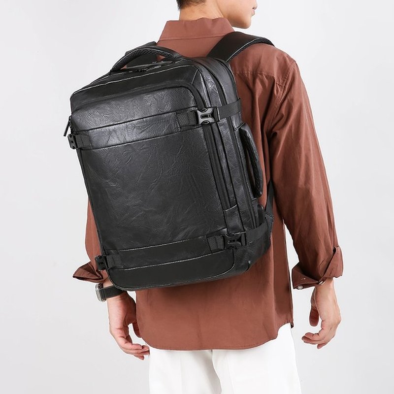 2027 새로운 남성 배낭 PU 가죽 가방 대형 노트북 - Men'S Accessories Backpack 리뷰 및 가격