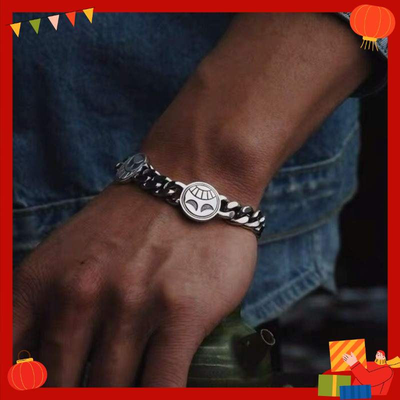 원피스 에이스 팔찌 애니메이션 주변기기 패션 개성 손목 - Men'S Accessories Jewelry Bracelet 리뷰 및 가격