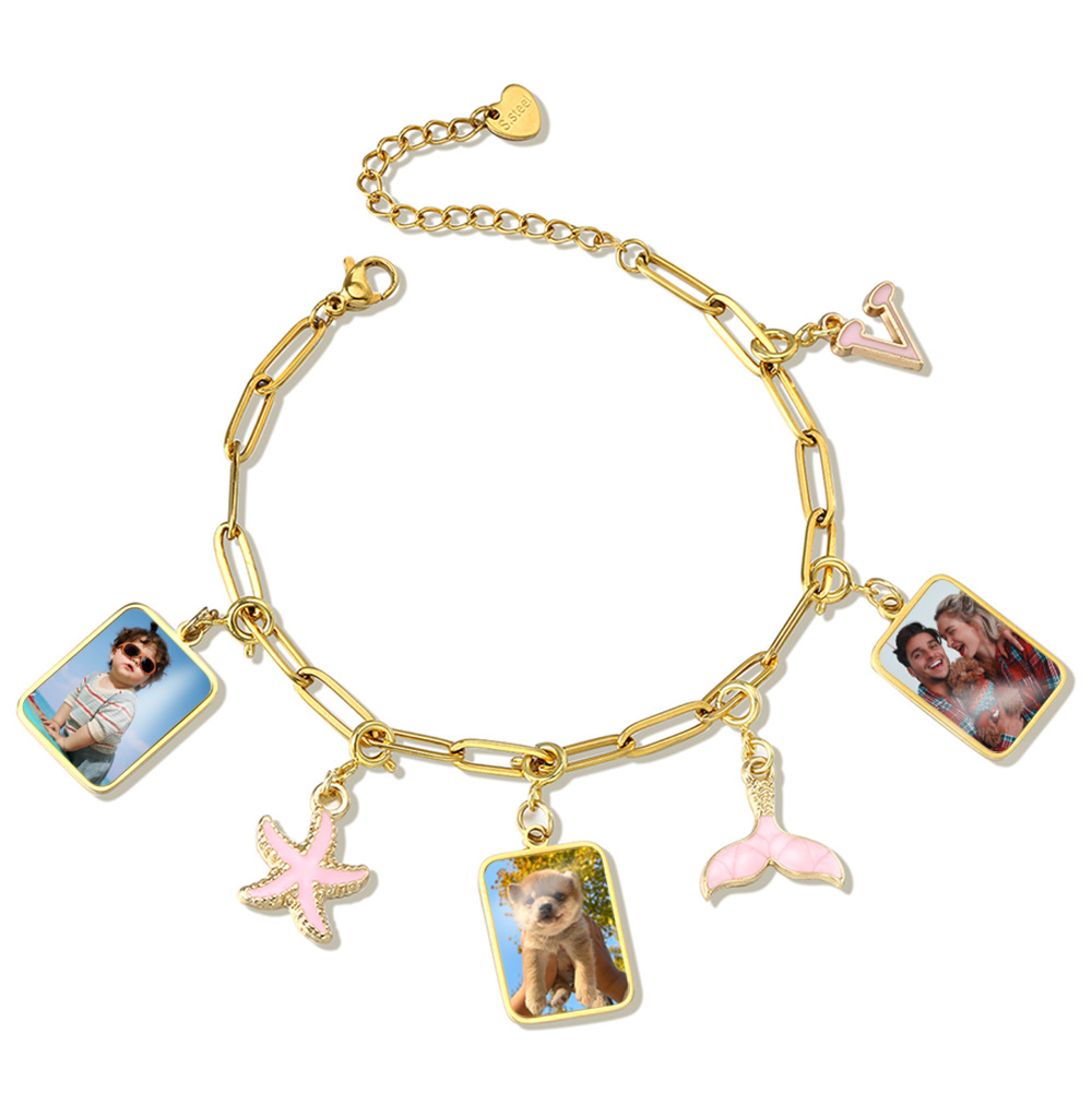 여성 남성용 맞춤형 사진 레터 플래그 펜던트 목걸이 스 - Men'S Accessories Jewelry Bracelet 리뷰 및 가격