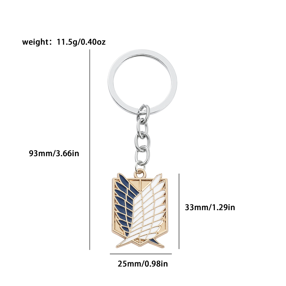 애니메이션 진격의 거인 에나멜 배지 펜던트 장식 금속  - Men Keychain Accessories 리뷰 및 가격