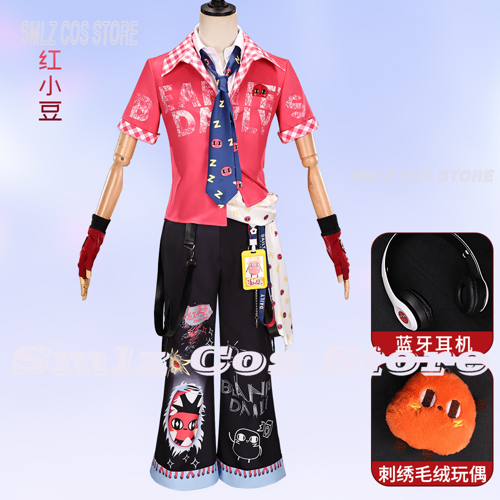 게임 아이덴티티 V 화재 수사관 코스튬 레드빈 코스프레 - Men Accessories Set 리뷰 및 가격