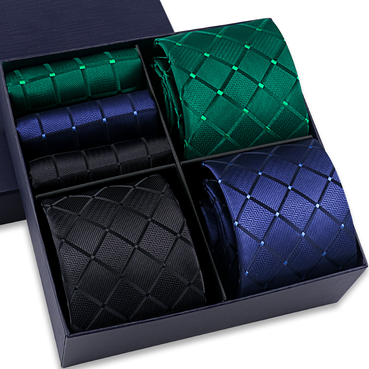 새로운 고급스러운 클래식 남성 넥타이 선물 세트 3종  - Neck Tie Set Box 리뷰 및 가격