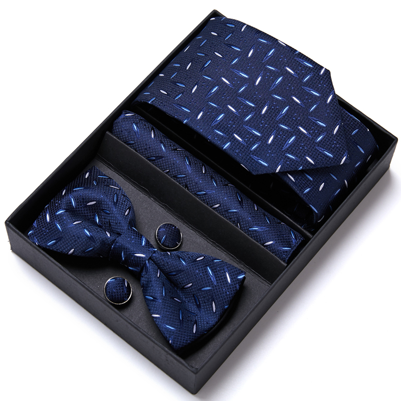 남성용 넥타이 정장 드레스 턱시도 넥타이 손수건 나비  - Neck Tie Set Box 리뷰 및 가격