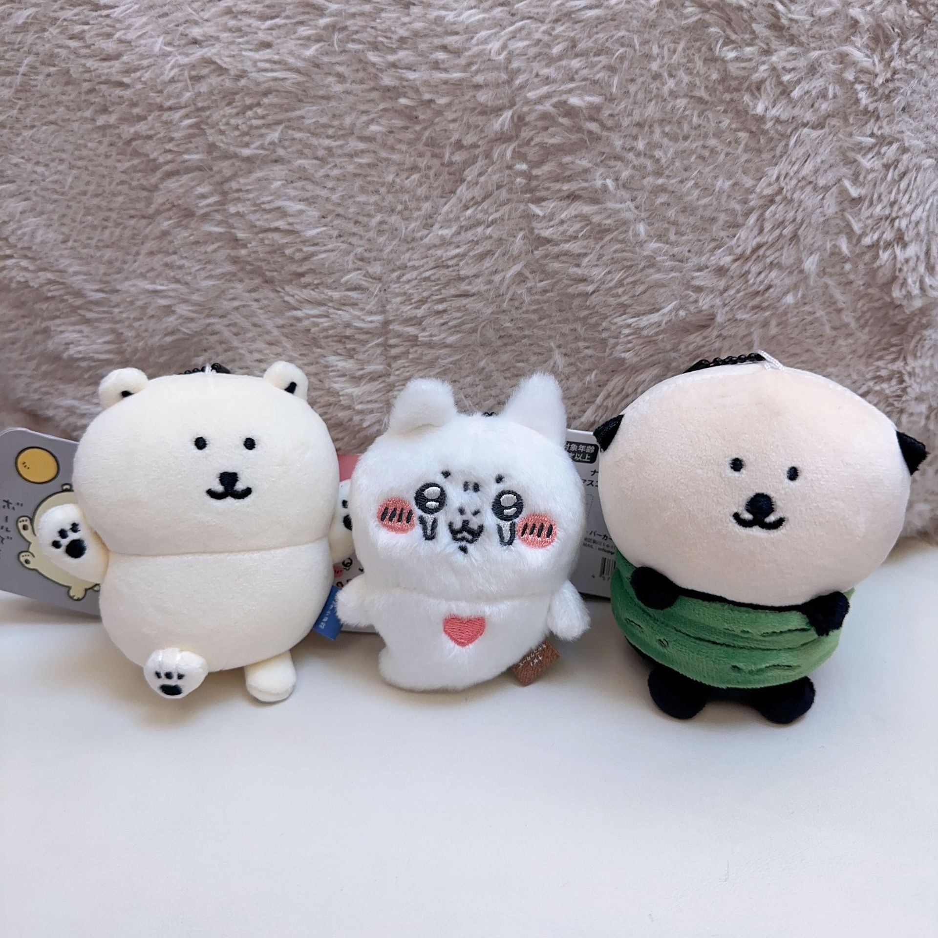 귀여운 바다 수달 북극곰 천사 플러시 인형 키체인 가방 - Men Keychain Accessories 리뷰 및 가격