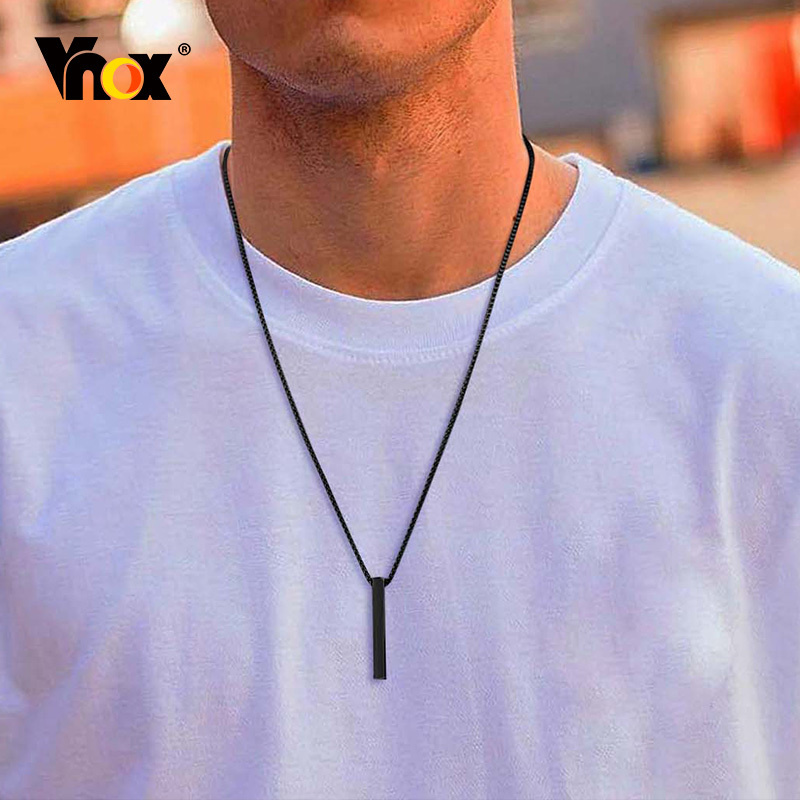 남성 여성을위한 Vnox 5mm 기둥 목걸이, 스테인레 - Men Accessories Neck Chain 리뷰 및 가격