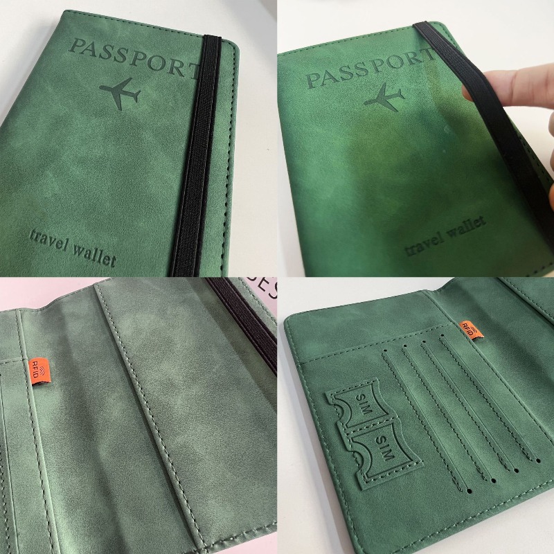 PU 가죽 여권 홀더, RFID 차단 여권 커버, 다기 - Passport Wallet Rfid 리뷰 및 가격