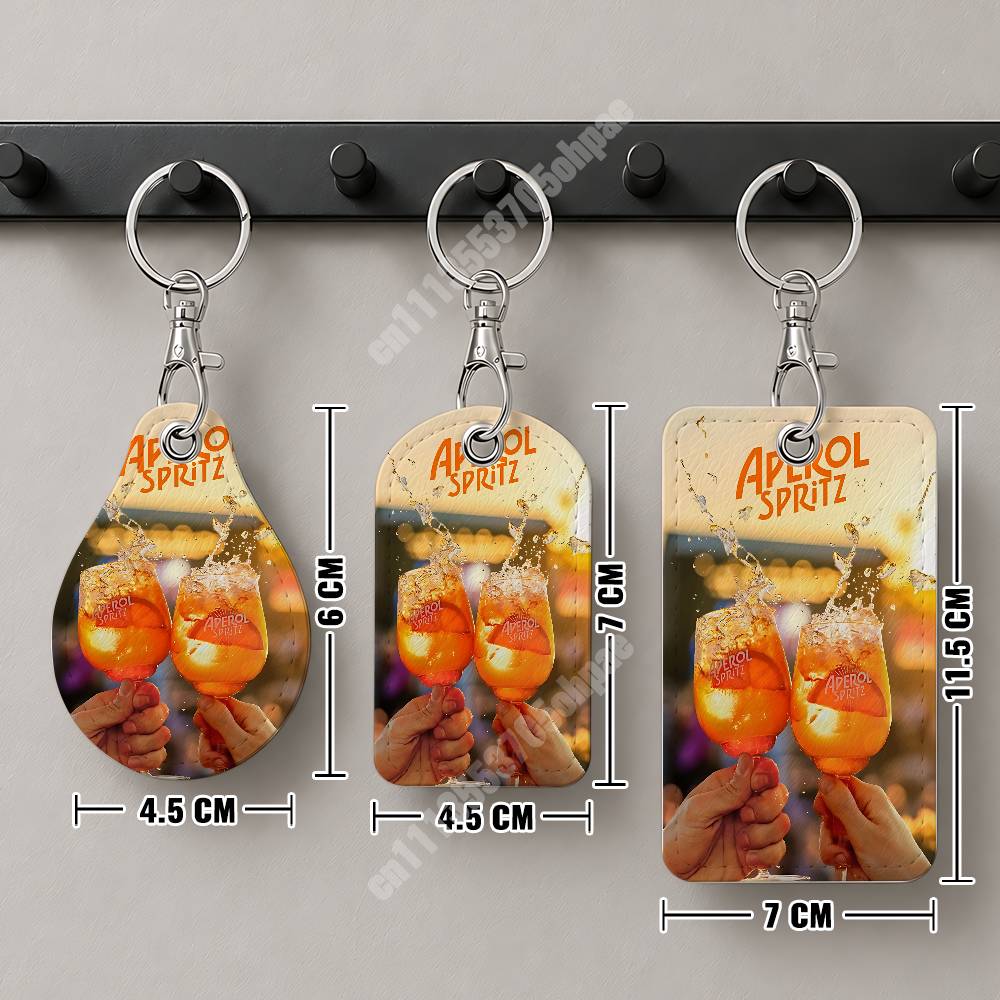 오렌지 프로세코 A-아페롤 S-스프리츠 가죽 키체인 카 - Men Keychain Accessories 리뷰 및 가격