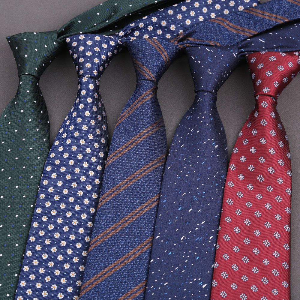Tie Gravatas 패션 자카드 짠 8 Cm 넥타이 - Men'S Accessories Office 리뷰 및 가격